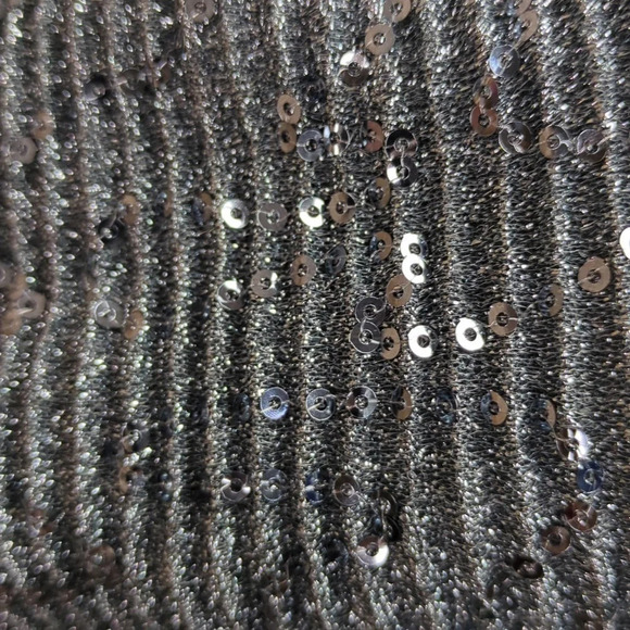 Wild Fable Strapless Tube Jumpsuit, Silver Sequined Dark Blue - Picture 10 of 14